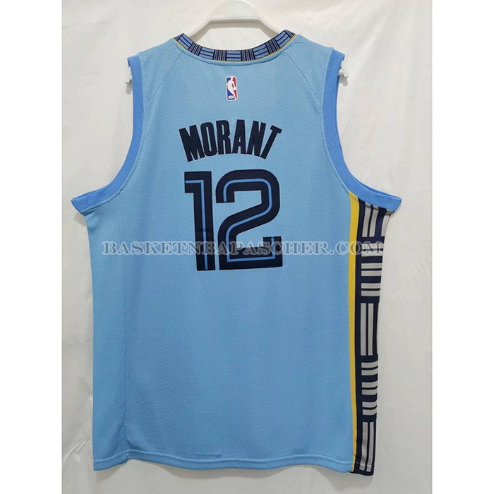 Maillot Memphis Grizzlies Ja Morant NO 12 Statement 2022-23 Bleu
